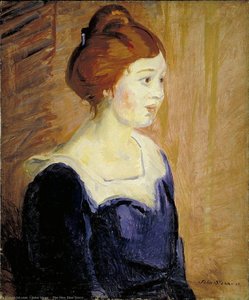 The New Blue Dress — John French Sloan