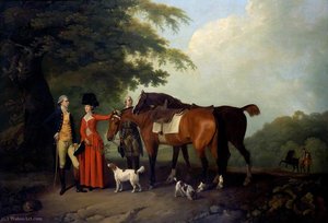 A Family Picture Henry And Mary Styleman — Johann Zoffany
