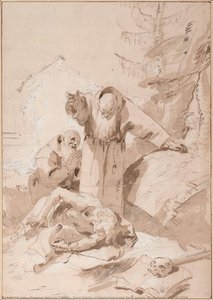 Saint Fidelis Of Sigmaringen And Saint Joseph Of Leonessa, C. 1747-1758 — Giambattista Tiepolo