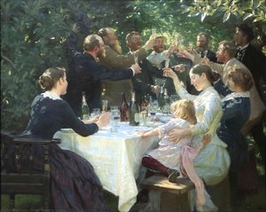 Hip, Hip, Hurrah! — Peder Severin Kroyer