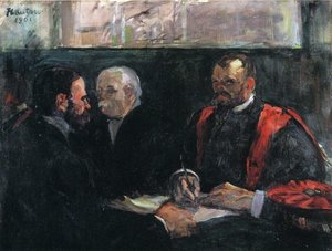 An Examination At The Faculty Of Medicine — Enri Tuluz Lotrek, Post-impressionism