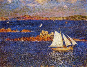 Near The Rocks Of Per Kiridec — Theo Van Rysselberghe
