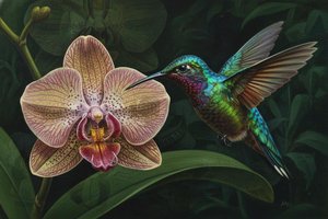Iridescent Equilibrium: An Eternal Moment In Bloom — Guillaume Rolland