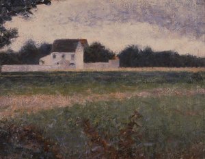 Landskap Från Île-de-france — Georges Pierre Seurat