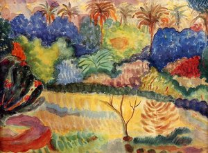 Tahitian Landscape — Eugène Henri Paul Gauguin