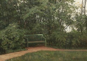 Bench At The Mall — Ivan Ivanovich Shishkin