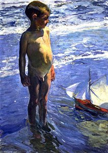 The Little Boatman — Joaquín Sorolla Y Bastida