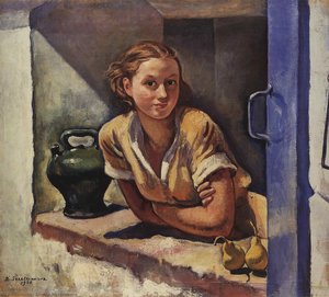 Collioure. Katia On The Terrace — Zinaida Serebriakova