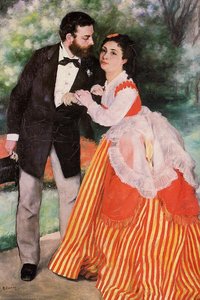 Alfred Sisley With His Wife — Renoir, Impressionism