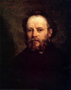 Ritratto Di Pierre Joseph Proudhon — Gustave Courbet