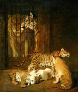 Group Of Whelps Bred Between A Lion And A Tigress, — Jacques Laurent Agasse