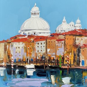 Luminous Mediterranean Echoes: A Singular Impression Of Sunlit Domes And Terracotta Shores — Adrien Cordier