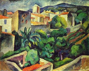 Cassis. The View From The Window. — Pyotr Konchalovsky