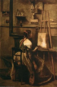 Lo Studio Di Corot — Jean-baptiste-camille Corot