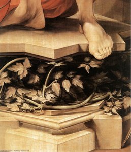 St Sebastian (detail) — Matthias Grünewald