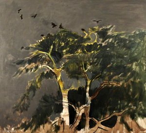 'the Crows' — Alexander Goudie, Impressionism