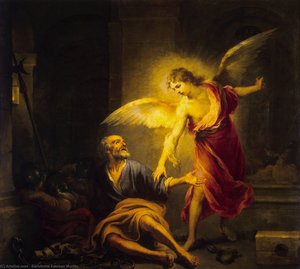 Liberation Of St. Peter — Bartolomé Esteban Murillo