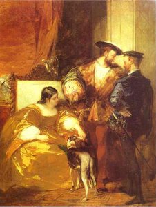 Francis I And The Duchess Of Etampes — Richard Parkes Bonington