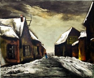 Allainville Under The Snow — Maurice De Vlaminck