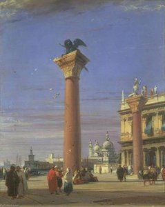 View Of The Piazzetta Near The Square Of St Mark, Venice — Richard Parkes Bonington