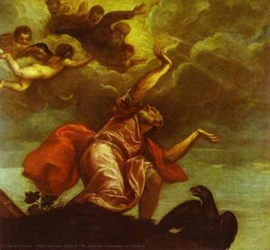 St. John The Evangelist On Patmos — Titian Ramsay Peale Ii