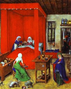 Johannes Forerunnerens Fødsel — Jan Van Eyck
