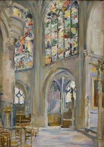 The Interior Of Saint Etienne — Stanislaw Wyspianski