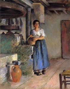 The Miller's Daughter — Theodore Robinson