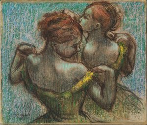 Two Dancers, Half-length — Edgar Degas