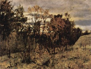 Autumn Evening. Domotkanovo — Valentin Alexandrovich Serov