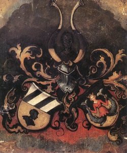 Stemma Combinato Delle Famiglie Tucher E Rieter — Albrecht Dürer
