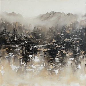 Monolithic Shadows Over The Silent Mist: A Singular Expression Of Earth And Ether — Laurent Roche