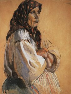 Portrait Of A Nurse — Zinaida Serebriakova