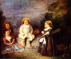 The Happy Day — Jean-antoine Watteau