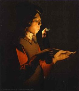 Blower With A Pipe — Georges De La Tour