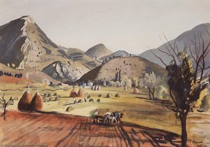 Castellan. Valley — Zinaida Serebriakova