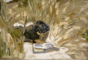 Woman Reading In The Reeds, Saint Jacut De La Mer — Jean-édouard Vuillard