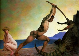Persee Killing The Dragon — Félix Vallotton