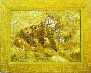 Stilleben Med Druer, Pærer Og Sitroner — Vincent Willem Van Gogh, Postimpresjonisme