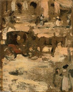 Fiacre In Spanish Street — John Duncan Fergusson