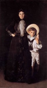 La Señora Edward L. Davis Y Su Hijo Livingston — John Singer Sargent