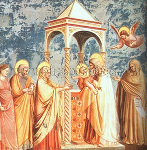 Scrovegni - [19] - Presentation At The Temple — Giotto Di Bondone