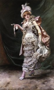 La Promenade — Georges Jules Victor Clairin, Academic Realism