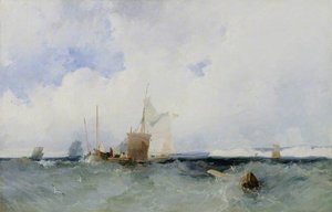 A Sea Piece — Richard Parkes Bonington