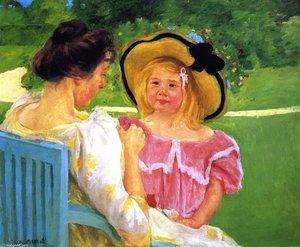 In The Garden — Mary Stevenson Cassatt