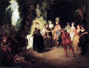 The French Comedy — Jean-antoine Watteau