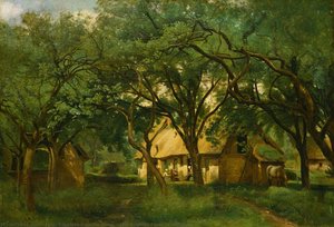 Die Toutain-farm In Honfleur — Jean-baptiste-camille Corot