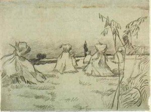 Sheaves Of Wheat — Vincent Willem Van Gogh