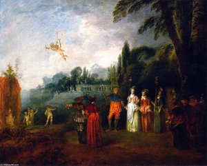 The Island Of Cythera — Jean-antoine Watteau