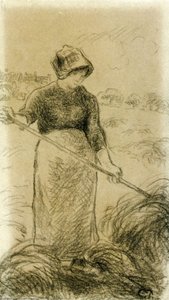 Haymaker — Camille Pissarro, Impressionist Landscape